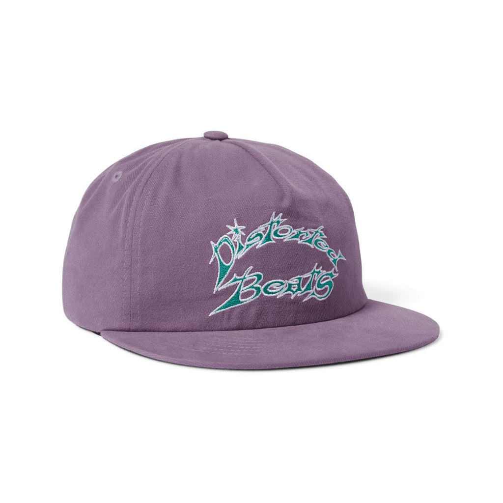 HUF Distorted Snapback Hat Purple 