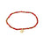 Pilgrim Indie Bracelet Gold Plated Red 