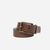 Rusty High River Leather Belt Chocolate S 