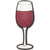 Crocs Jibbitz Wine Glass 