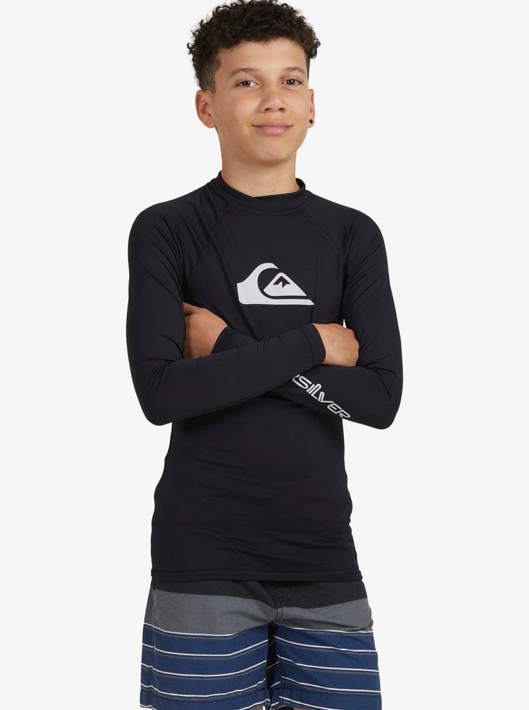 Quiksilver All Time Long Sleeve UPF50 Youth Rashie 