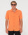 Rusty Razor Blade Short Sleeve Rayon Shirt Dusty Orange S 
