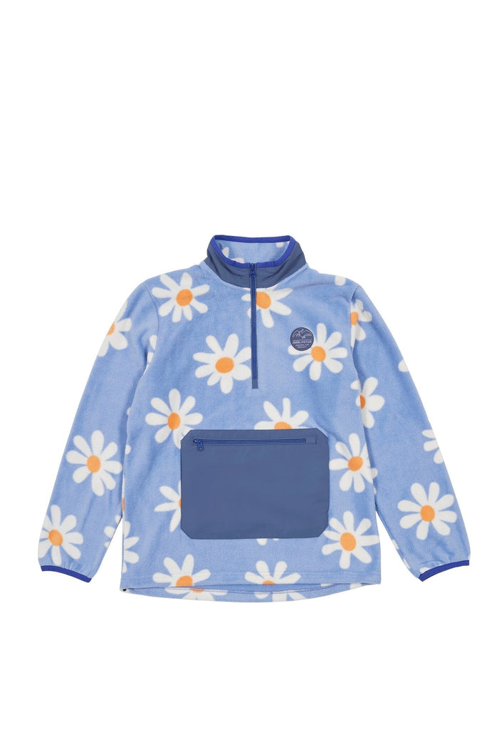 Airblaster Fleece Half Zip Thistle Big Daisy XS 