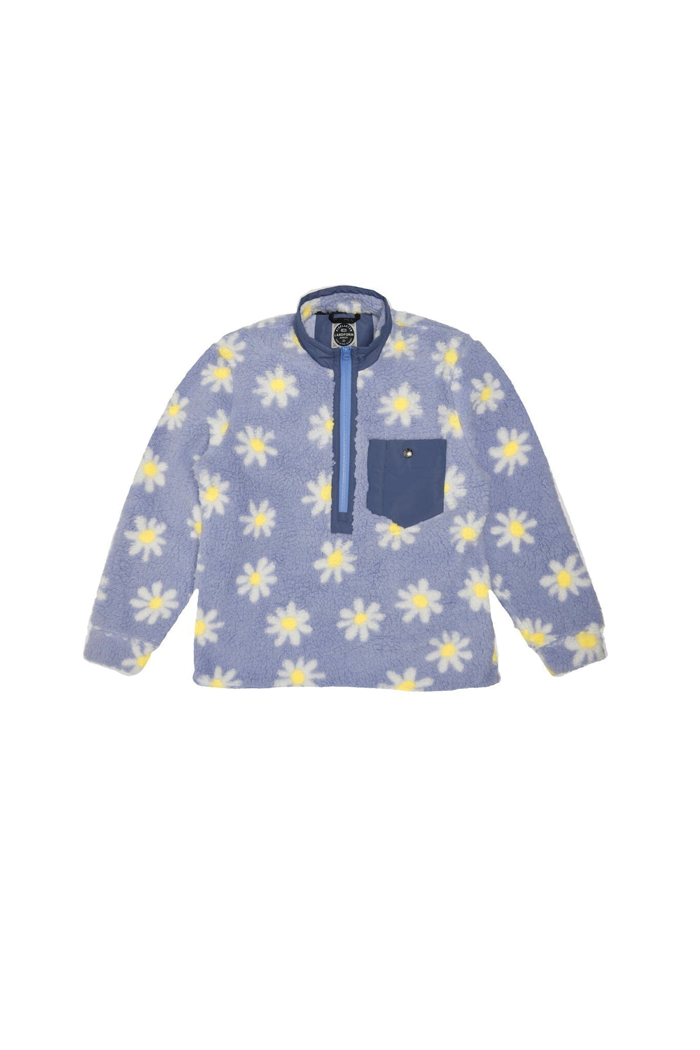 Airblaster Sherpa Half Zip Thistle Big Daisy XS 