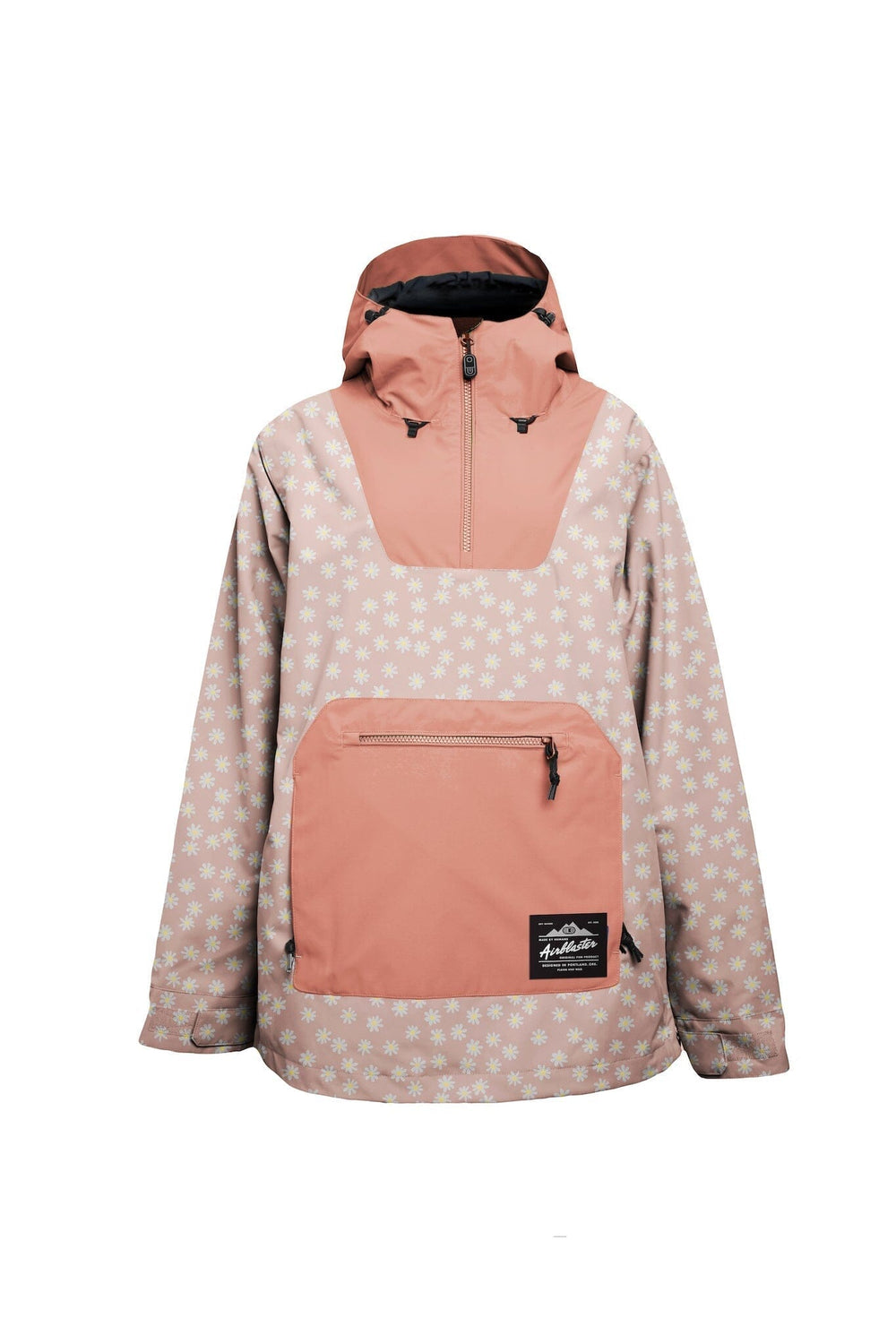Airblaster Womens Freedom Pullover Jacket Blush Daisy XS 
