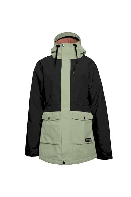 Airblaster Womens Stay Wild Parka Black Matcha S 
