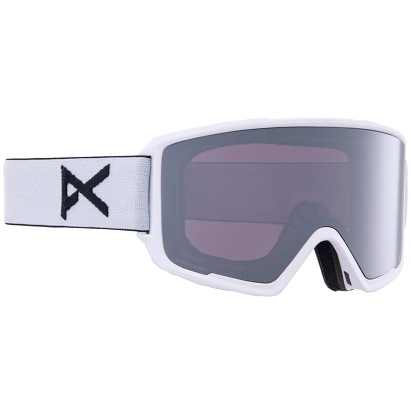 Anon M3 Goggles + Bonus Lens + MFI® Face Mask 2024 White / Perceive Sunny Onyx / Variable Violet 