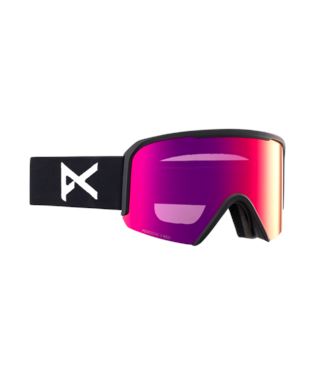 Anon Nesa Goggles + Bonus Lens 2024 Black / Perceive Sunny Red / Cloudy Burst 