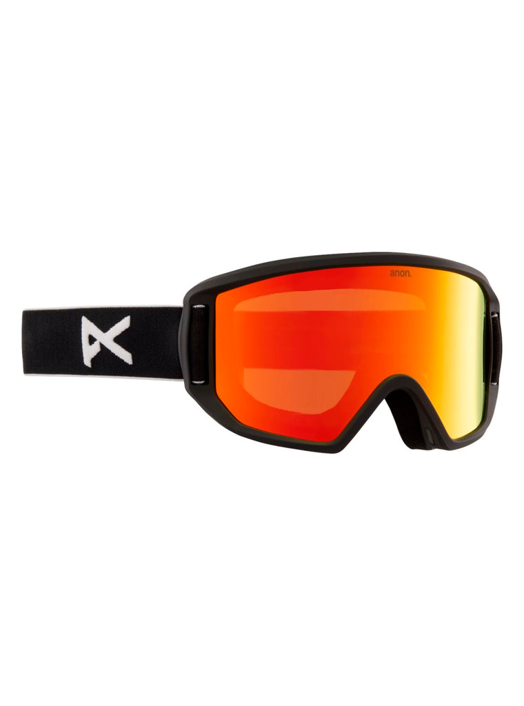 Anon Relapse Jr. Goggles + MFI® Face Mask 2024 Black / Red Solex 