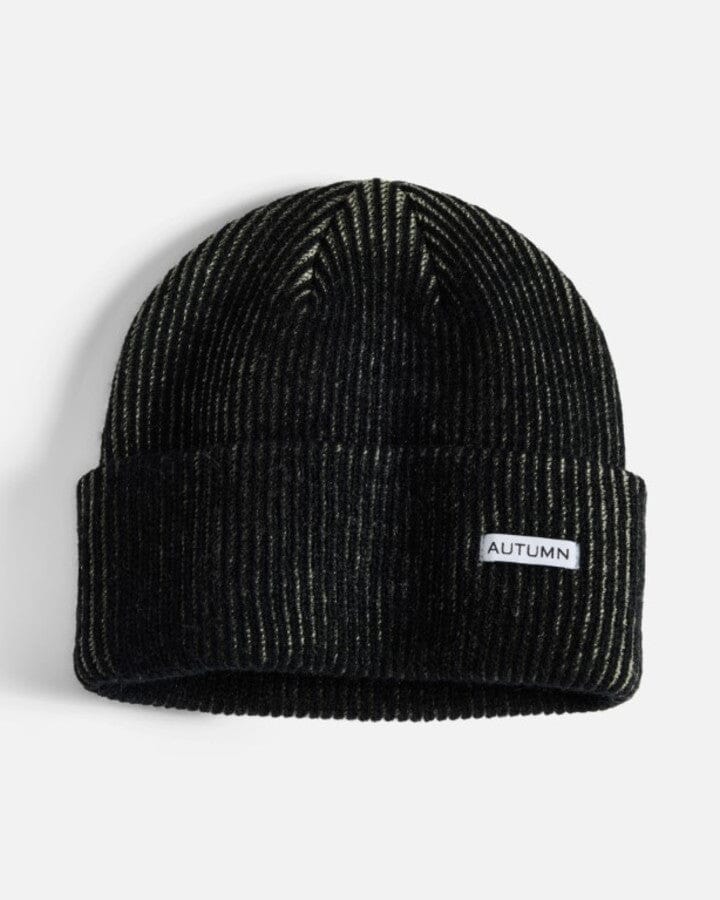 Autumn Cord Beanie Black 
