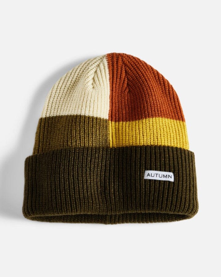 Autumn Patchwork Beanie Army 