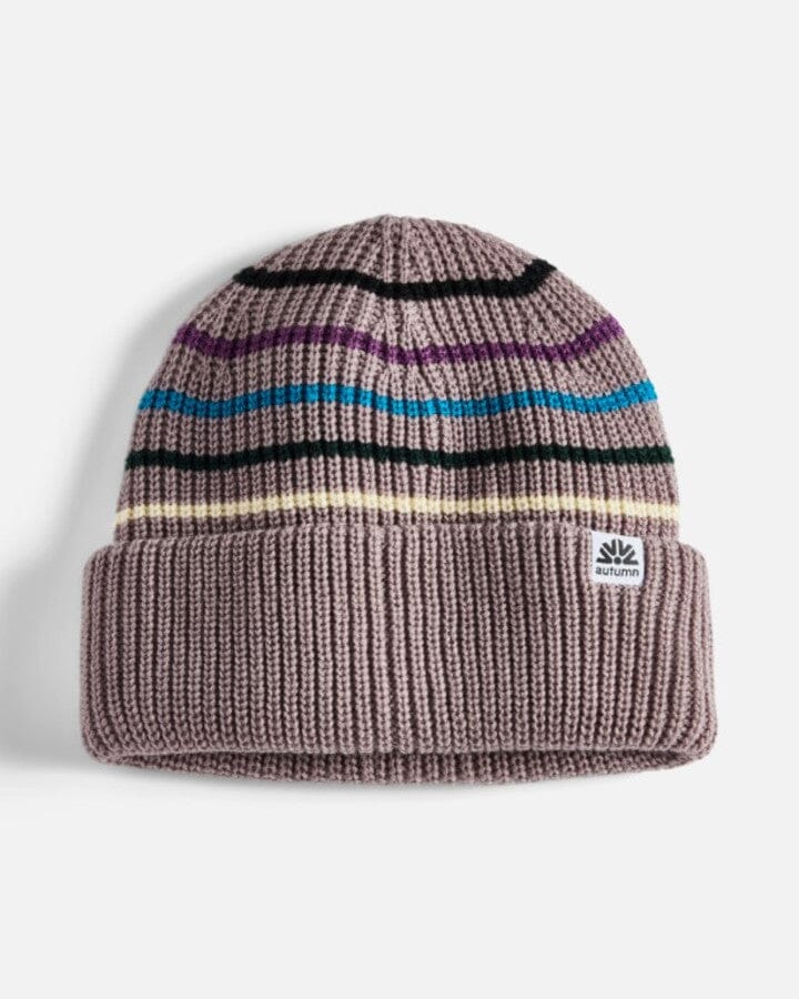 Autumn Retro Beanie Light Purple 