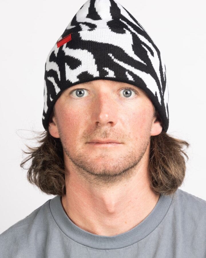 Autumn Tribal Flames Beanie 