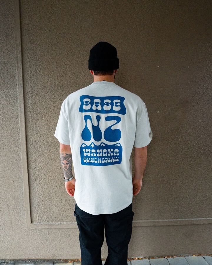 BaseNZ Mens Mountain Base Heavy Faded T-Shirt 