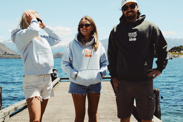 BaseNZ Womens Logo Relax Hoodie 