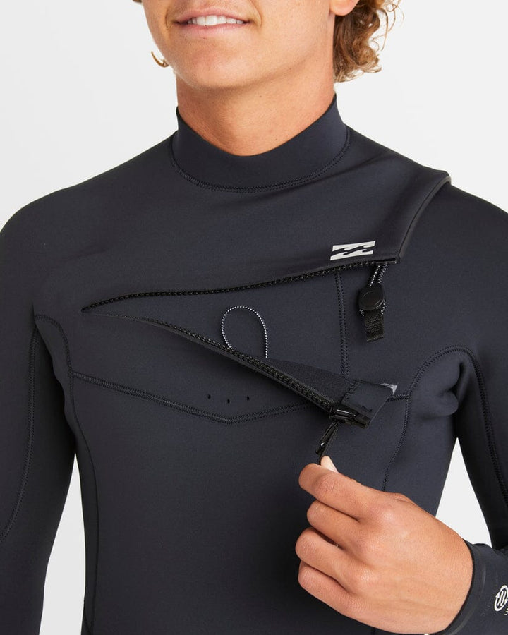 Billabong 3 / 2 Absolute Natural Chest Zip Steamer Wetsuit 