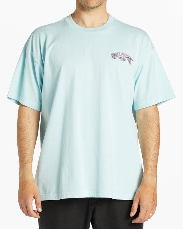 Billabong Arch Wave Tee Coastal Blue S 