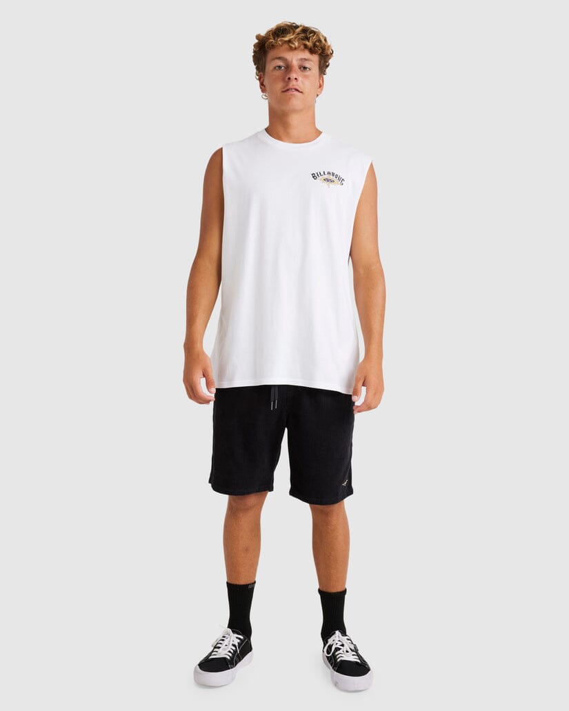 Billabong Flame Arch Muscle Tank Top 
