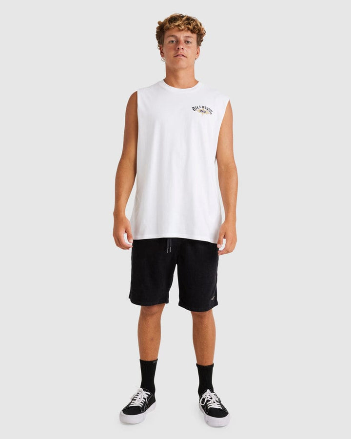 Billabong Flame Arch Muscle Tank Top 