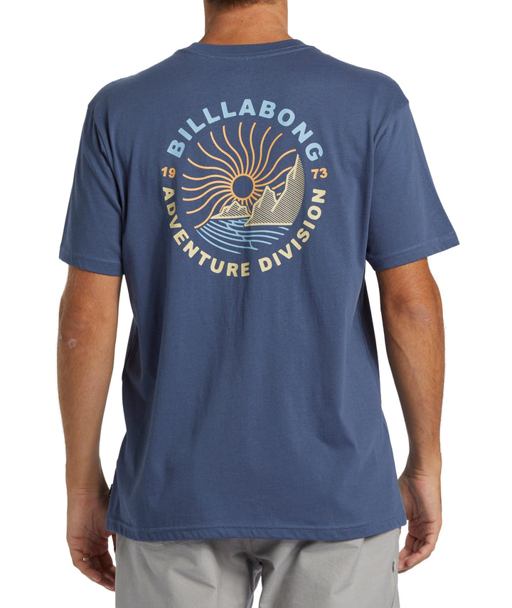 Billabong Rockies T-Shirt Slate Blue XL 