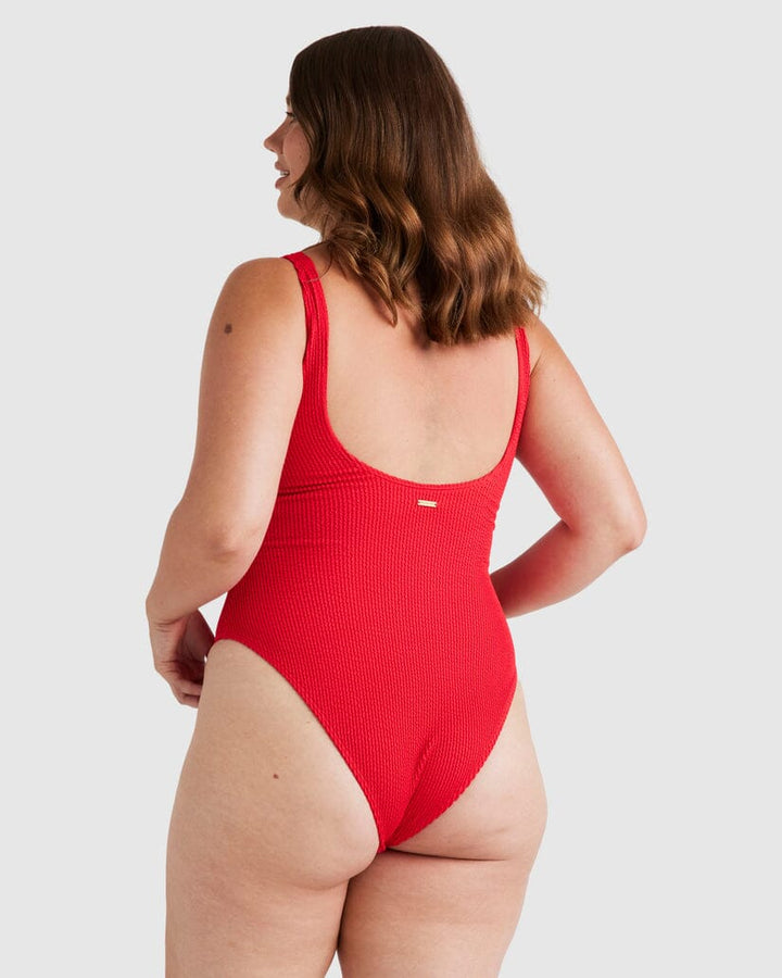 Billabong Summer Hi Square Neck One Piece Swimsuit 