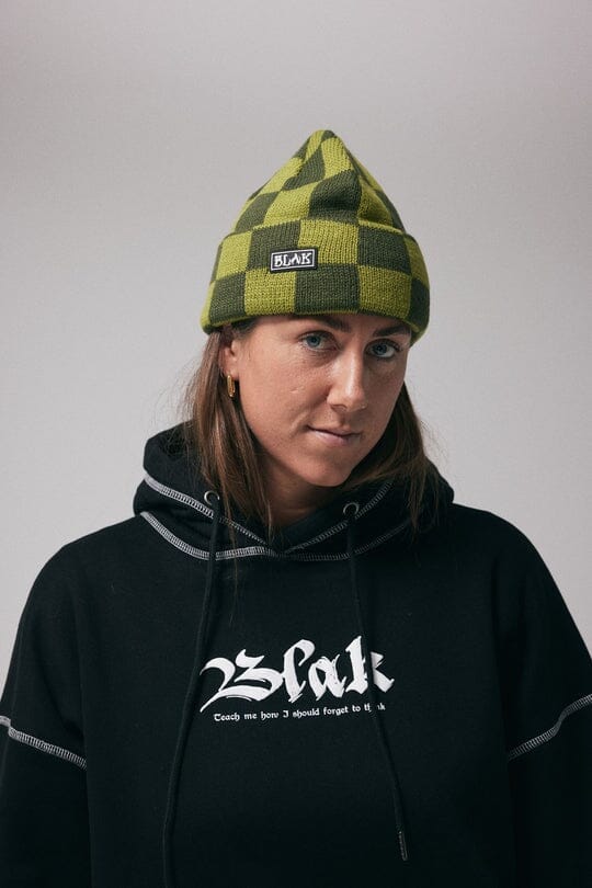 Blak Check Mate Beanie 