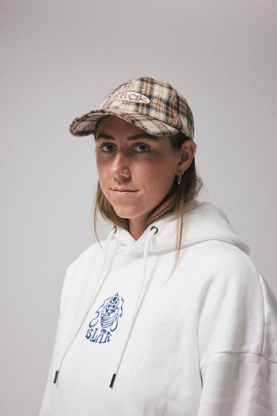 Blak Plaided Daze Cap 