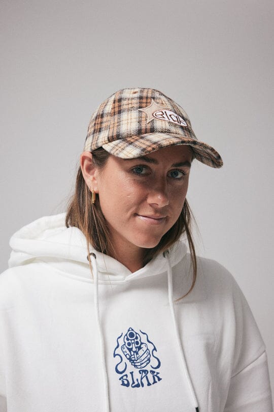 Blak Plaided Daze Cap 