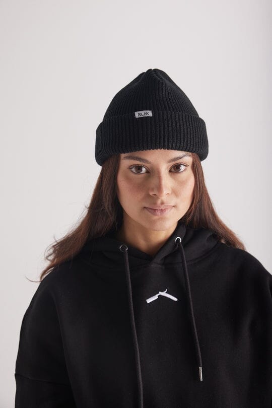 Blak Prawn Beanie - Black 