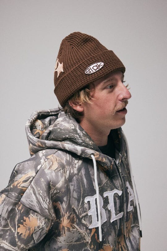 Blak Starry Daze Beanie Brown 