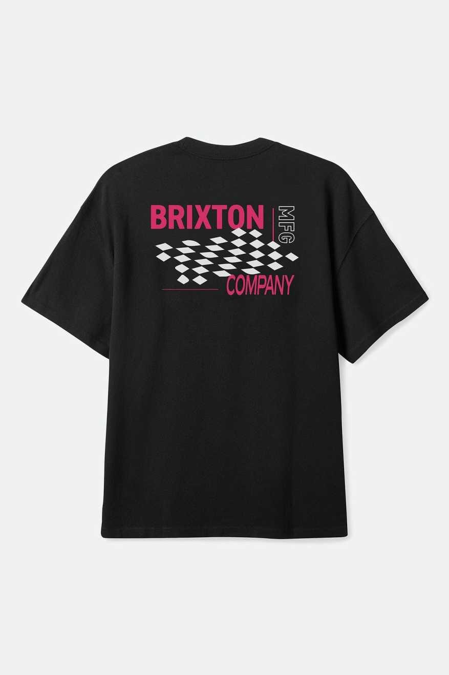Brixton Neon Finish Line Standard T-Shirt 