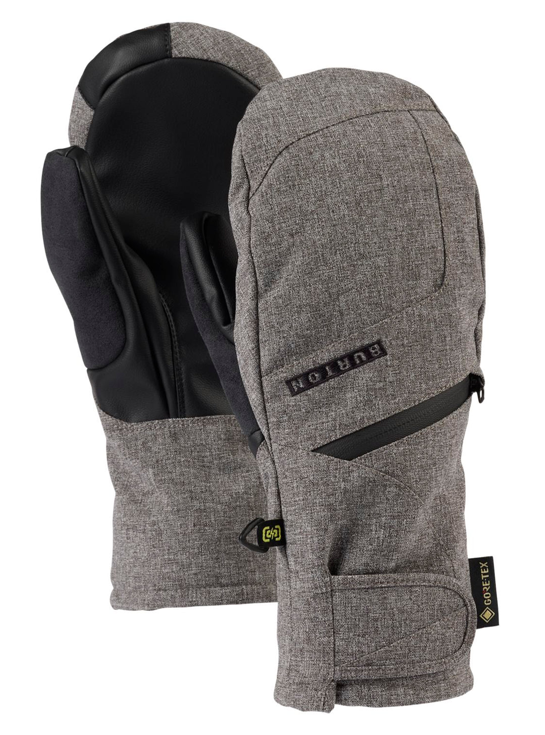 Burton GORE-TEX Womens Under Mittens Gray Heather S 
