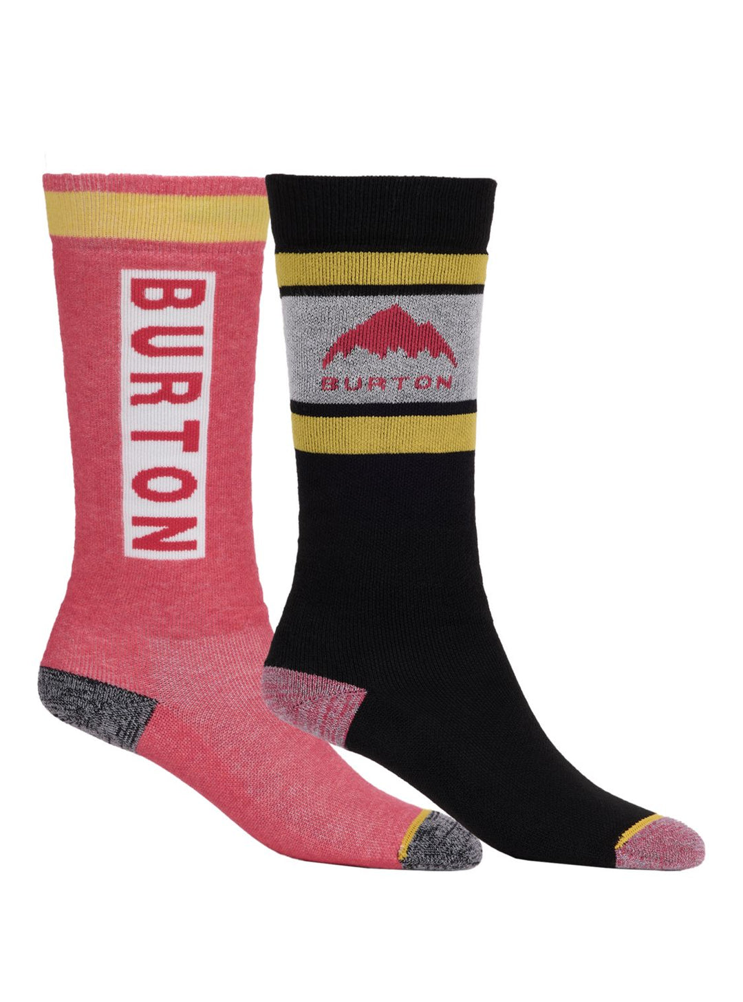 Burton Kids Weekend Midweight 2 Pack Socks Azalea Pink S / M 