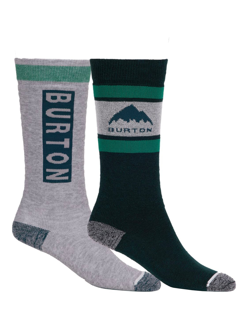 Burton Kids Weekend Midweight 2 Pack Socks Deep Emerald S / M 