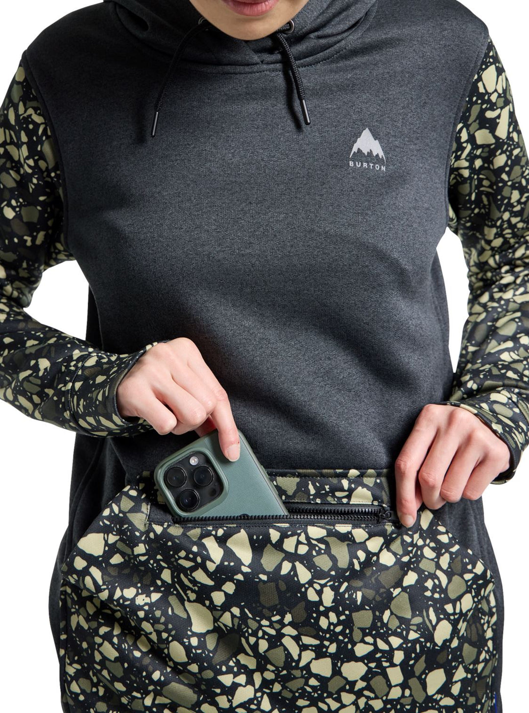 Burton Oak Long Womens Pullover Hoodie 