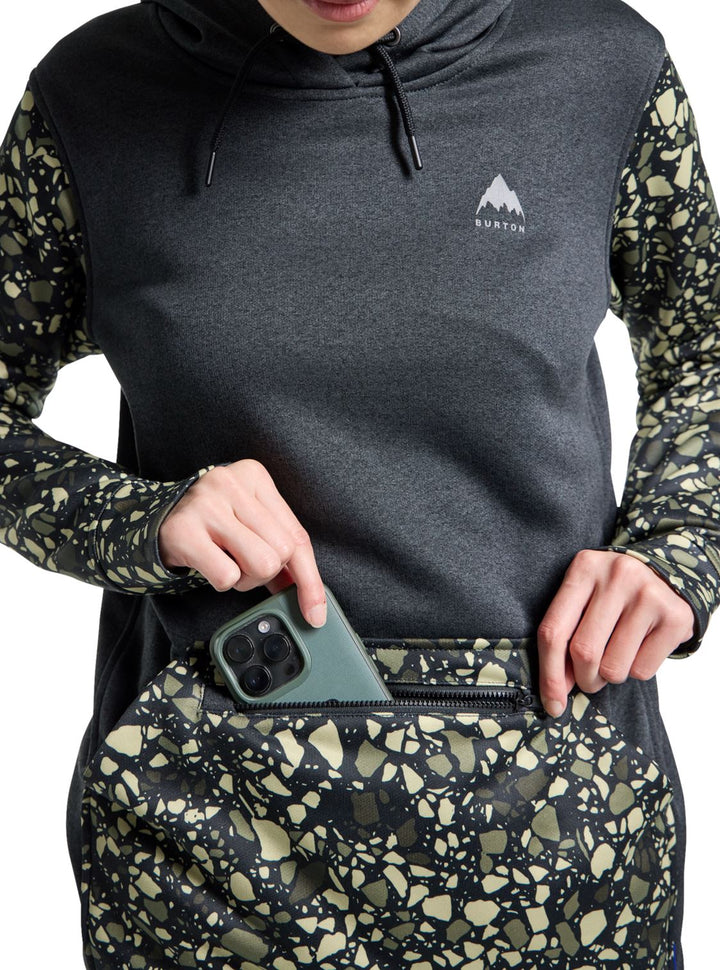 Burton Oak Long Womens Pullover Hoodie 