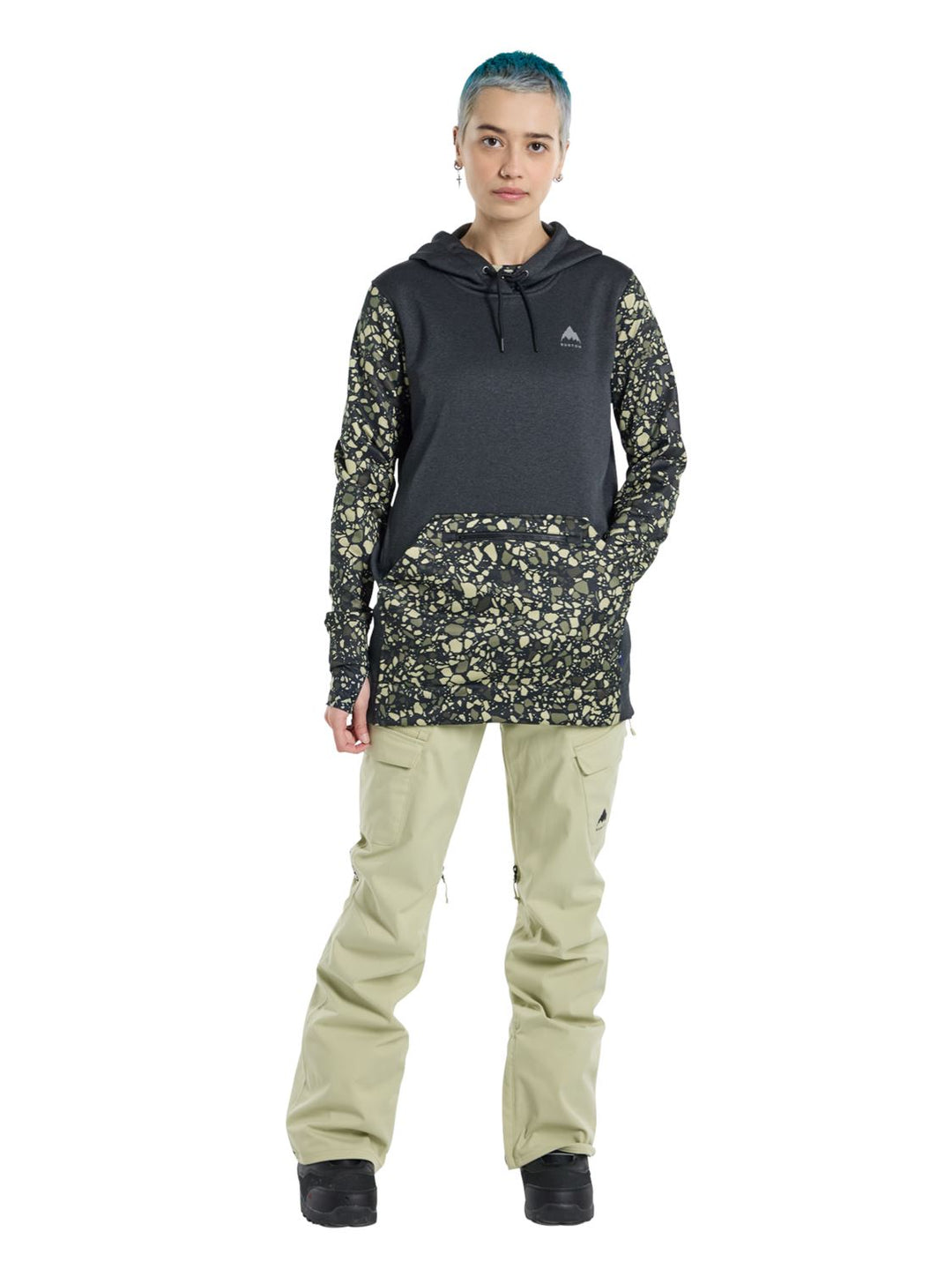 Burton Oak Long Womens Pullover Hoodie 