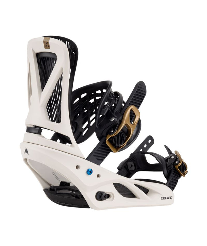 Burton Women's Escapade Re:Flex Snowboard Bindings 2024 White/Gold M 