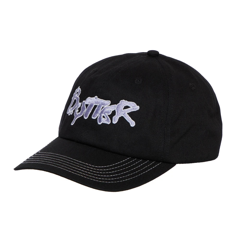 Butter Goods Radio 6 Panel Cap Black 