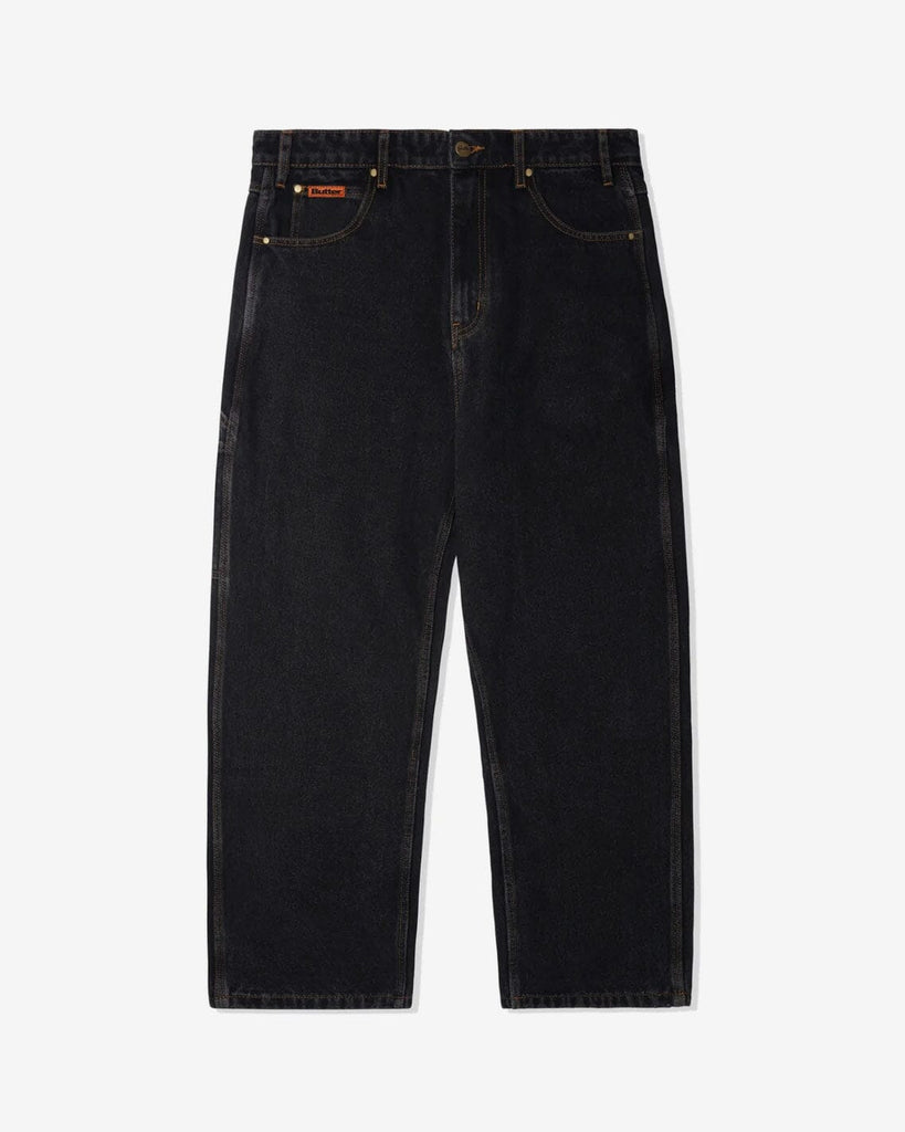 Butter Goods Relaxed Denim Jeans Washed Black 28 