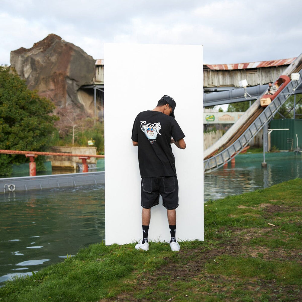 Crate Log Flume Script T-Shirt 