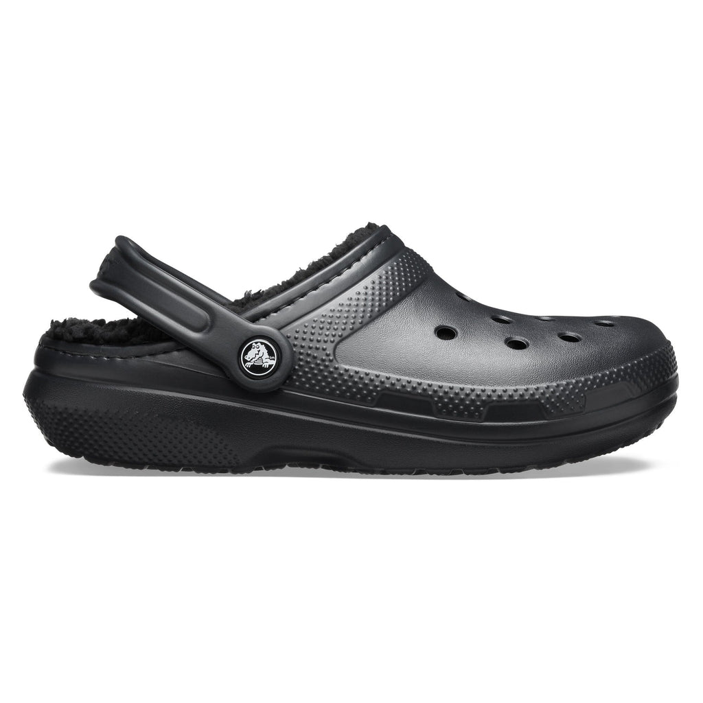 Crocs Classic Lined Clog - Black / Black 