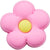 Crocs Jibbitz Pink Flower 