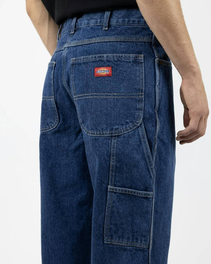 Dickies 1993 Relaxed Heavyweight Denim Carpenter Jeans - Stone Washed Indigo 