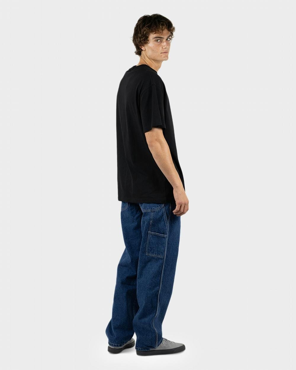 Dickies 1993 Relaxed Heavyweight Denim Carpenter Jeans - Stone Washed Indigo 