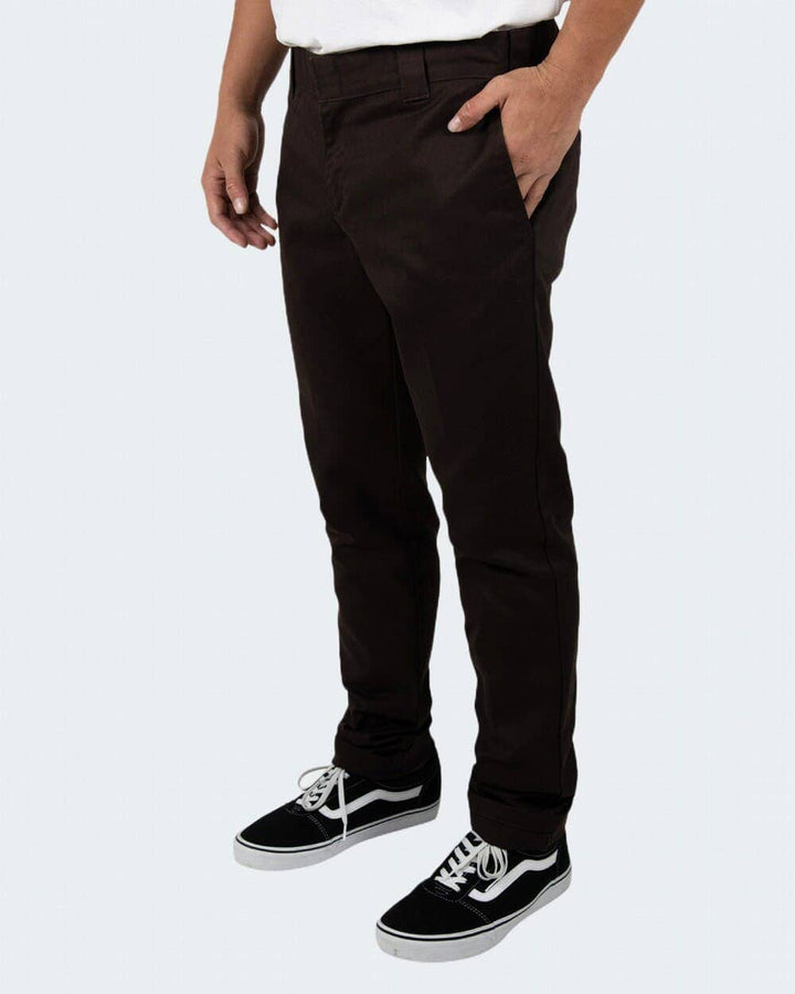 Dickies 872 Slim Fit Work Pant Dark Brown 36 