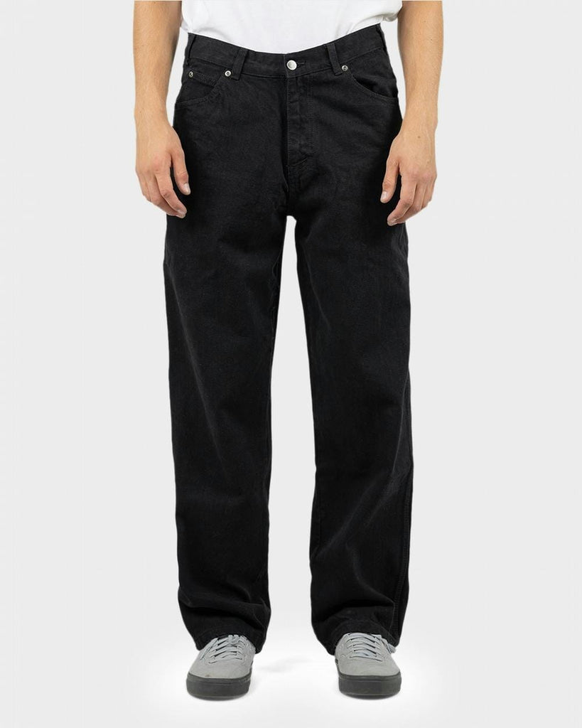 Dickies Relaxed Fit Heavyweight Denim Carpenter Jean Rinsed Black 30 