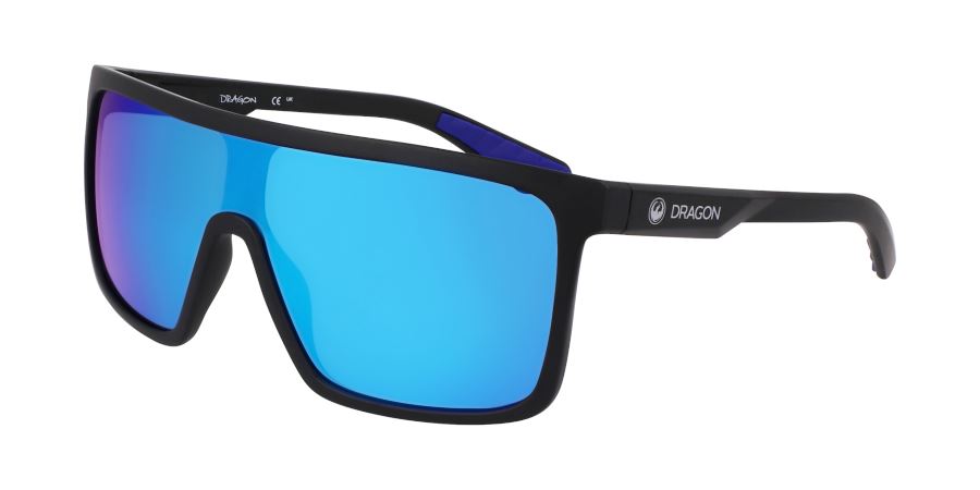Dragon Momentum H20 Polarised Sunglasses Matte Black H20 / LL Blue Ion Polar 