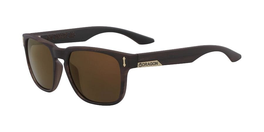 Dragon Monarch Sunglasses Matte Woodgrain / Luma Lens Copper Ion 