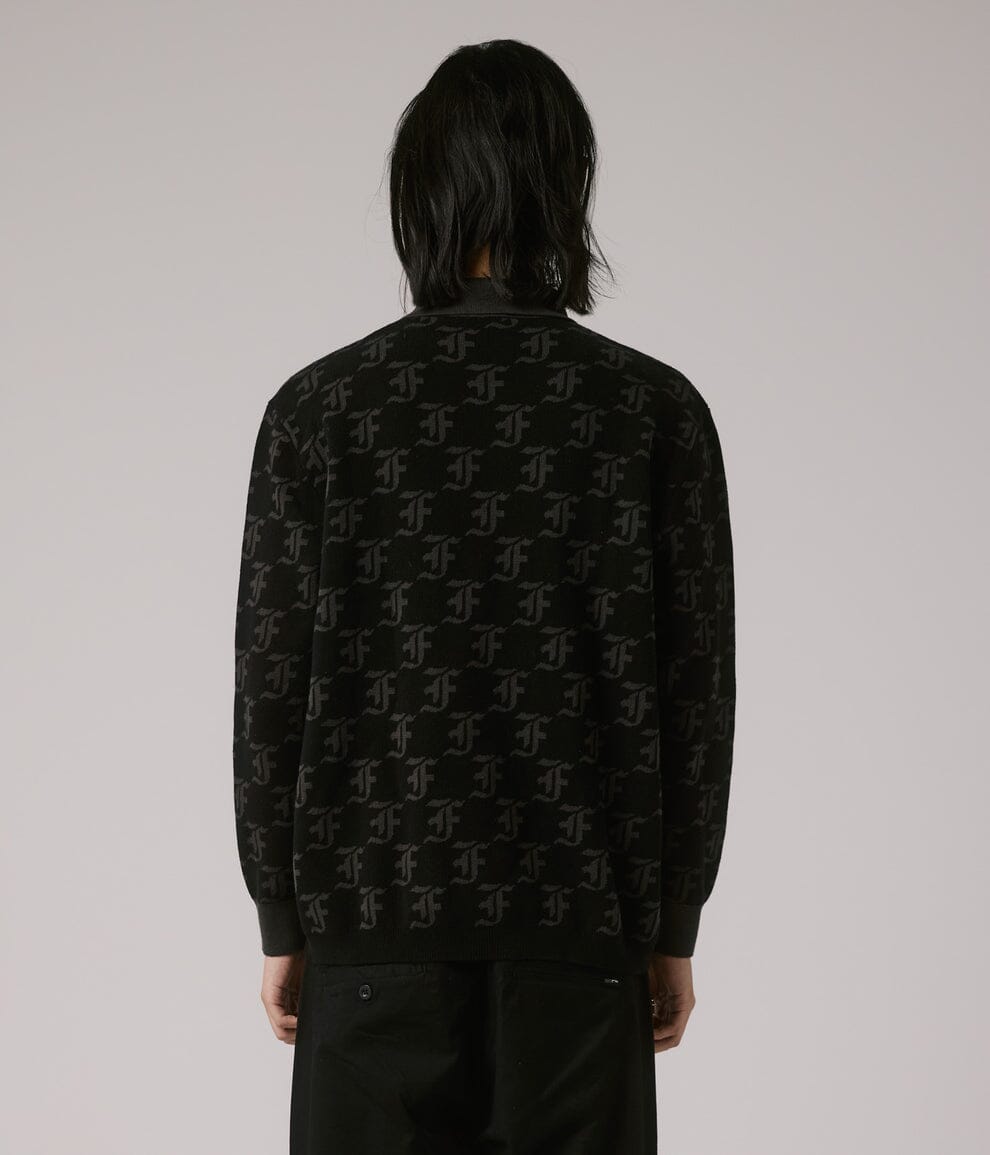 Former Synoptic Long Sleeve Polo Knit 